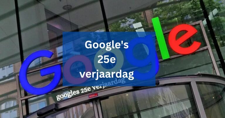 Google’s 25e verjaardag – A Journey of Innovation and Impact!